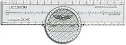 ASA Plotter de Voo Azimute Rotativo 13 Polegadas