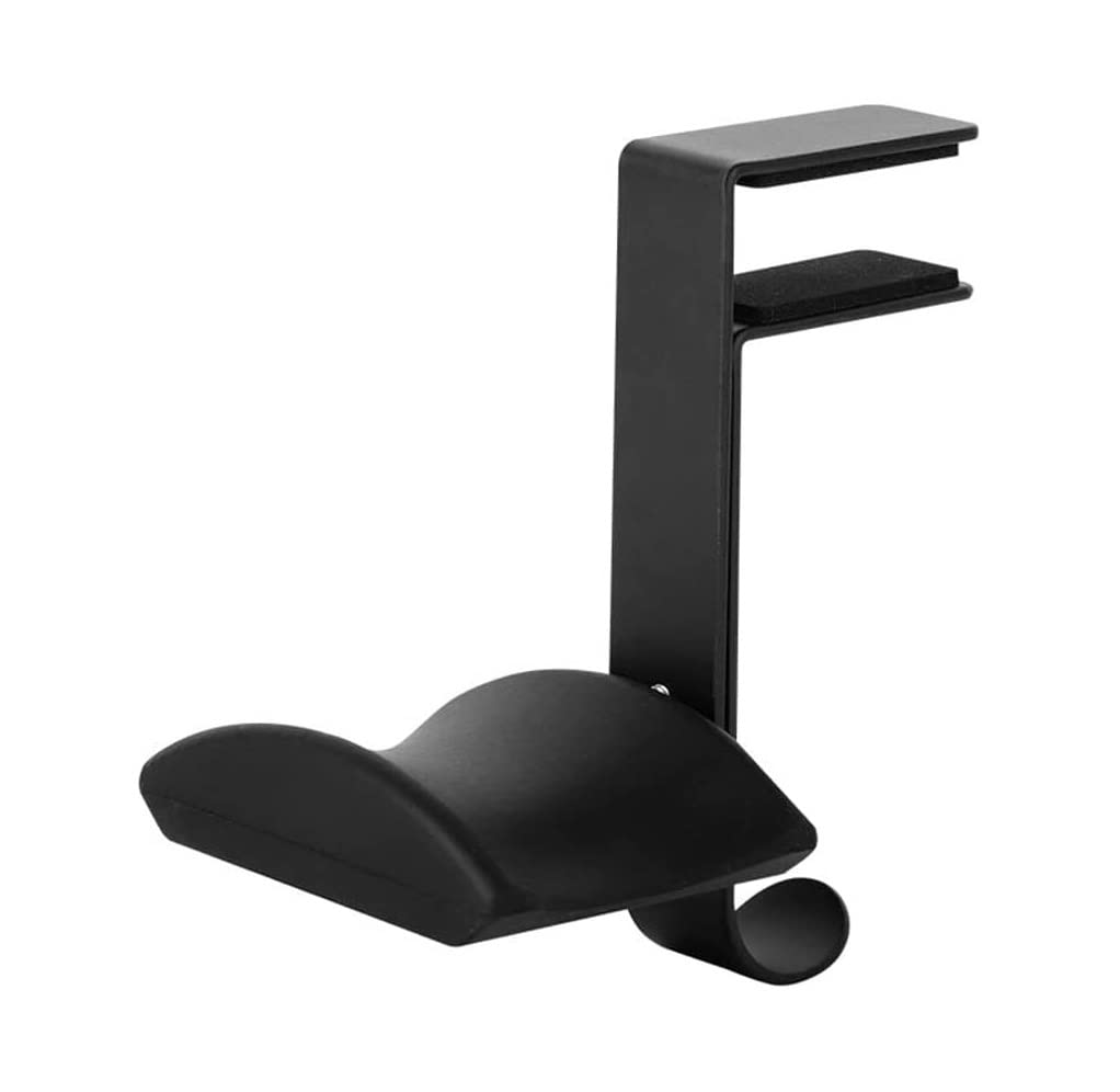 MRKU Supporto per Cuffie, Gancio per Cuffie, Supporto da scrivania Universale per Ufficio e Gaming, espositore salvaspazio, Morsetto da Tavolo