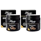 Hagerty Gold Clean Bath 170ml x 2 Pack - Jewellery Immersion Bath for Yellow, White, Rose Gold | Cleaning Liquid Gold Jewelry Cleaner for a renewed Shine