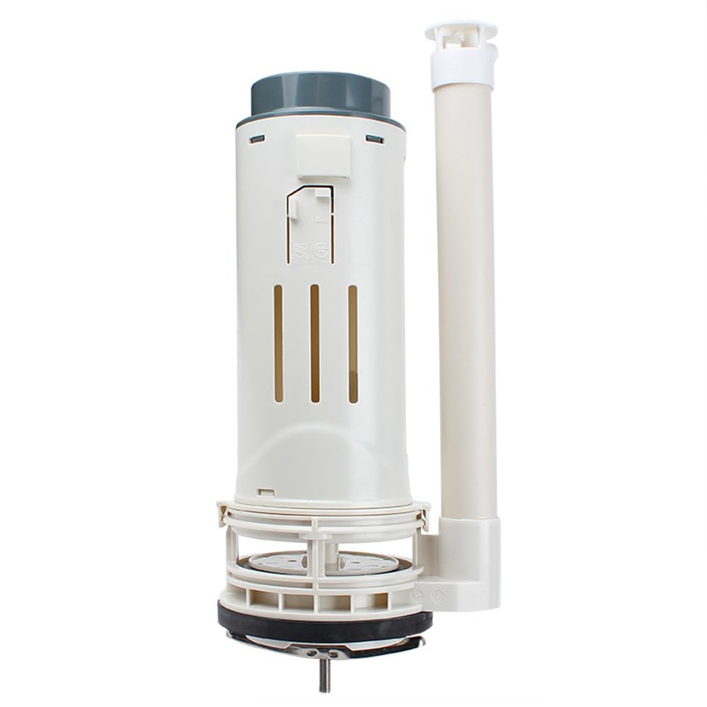 27.5cm Toilet Dual Flush Valve Replacement Kit for One-piece Toilet, for Ceramic 3 Inch Large Drain Holes