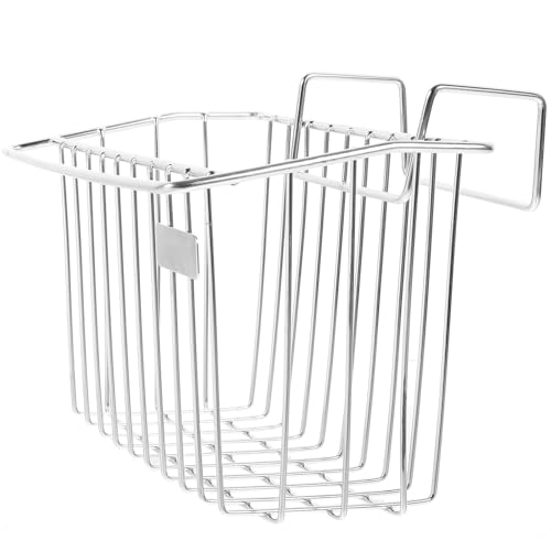 iplusmile ステンレス製キッチンシンク用吊り下げ式多機能スポンジホルダー 水切りバスケット 洗剤 巾収納ラック 軽量簡単設置 流れる水設計