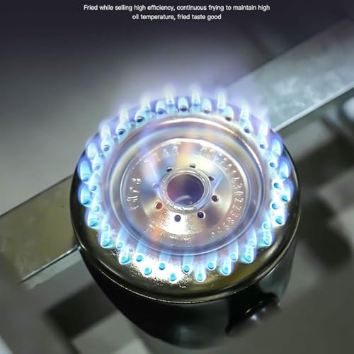 Friteuse à gaz en acier inoxydable de haute qualité avec couvercle protection - 3