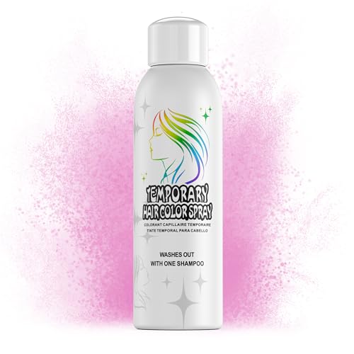 Temporäres Haarfärbespray für Erwachsene – Sofortige Rosa-Farbalternative | Nicht klebend, waschbar & sanfte Formel | Für Partys, Halloween, Kostüme (150 ml)