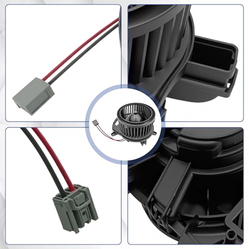 Image of PartsFlow HVAC Blower Motor Fan Assembly W /Wheel Compatible With 2019-2023 Cadillac Escalade /Chevrolet Silverado Suburban Tahoe /GMC Sierra 1500 Yukon 84861776 84152567