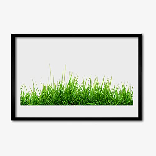 Cadre photo herbe naturelle pour créer une ambiance zen dans votre chambre à coucher