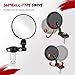 Frokom Universal Motorcycle Mirrors, 3 Inch 7/8