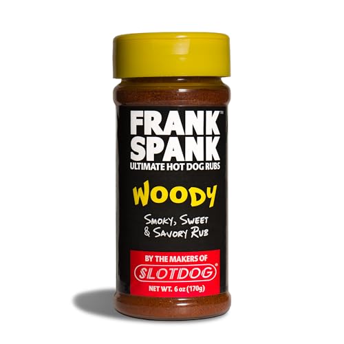 FRANK SPANK - WOODY - Hot Dog BBQ Rub - Smoky, Sweet & Savor...