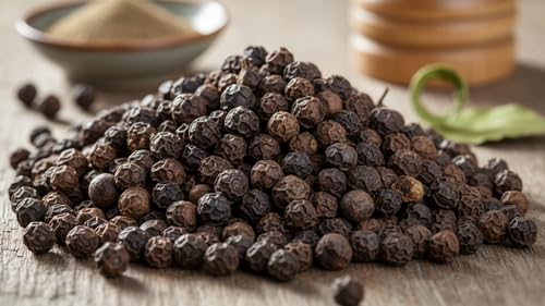 Image of Product image Parshutara Farm Fresh Whole Black Pepper 200g | Kali Mirch | Premium Garam Masala Spice for Cooking