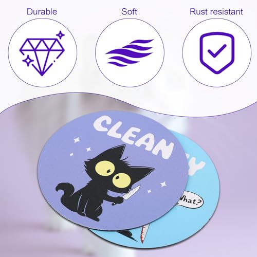 Imán reversible gato para lavavajillas 2 piezas miniatura 4