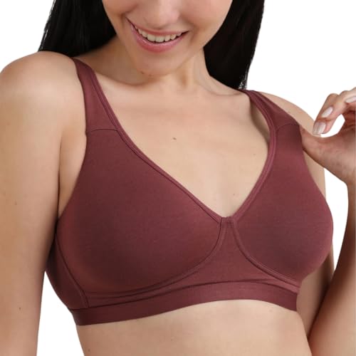 Image of WACOAL Women's Basics Essentials|Non-Padded|Non-Wired|Full Cup|Everyday Wear|Cotton Blend|T-Shirt Bra