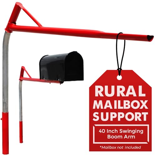 Support pour boîte aux lettres rurale robuste et durable anticorrosion