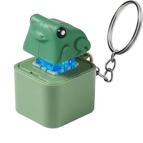 Frog Sound Keychain with LED Light, Cute Animal Pop-Up Keychain Toy, Stress Relief Funny Key Ring for Car Keys, Bike Keys, Backpack & Bags, Portable Mini Gift for Kids & Adults-image-42