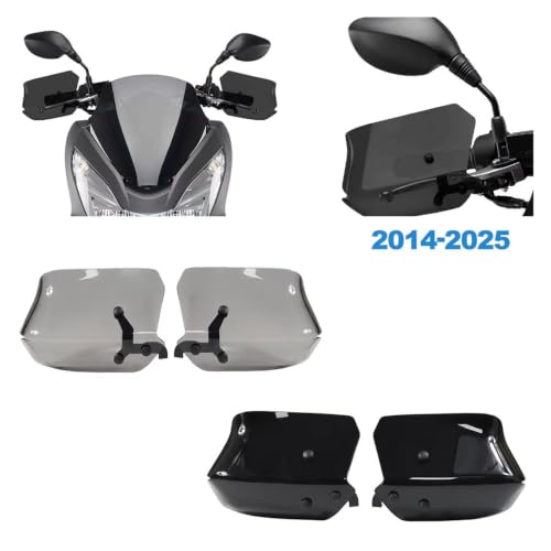 Protège-mains moto pour PCX 125 isolant du vent, garde-main guidon carbone - 5