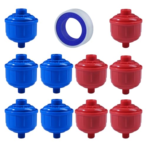 LEONTOOL 10 Pcs Disposable Mini Water Filters Spray Gun Filter with Standard 1/4" Threads Effectively Removes Moisture Before It Reaches Spray Guns and Air Tools for Most Sprays Guns and Air Tools by LEONTOOL - Used condition - US$16.14