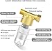 FA20 Brass Sediment Filter, Reusable Sediment Water Filters, Traps Sand, Rust, 40 Micron, BPA Free