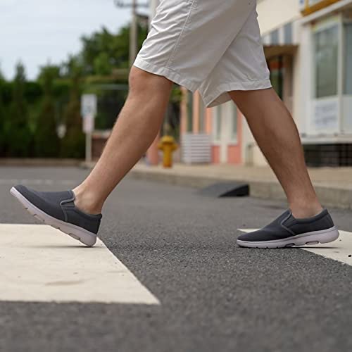 TIOSEBON Men's Mesh Slip On Walking Shoes Loafers-Work Drving Tennis Shoes2