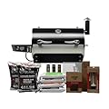 recteq Pellet Grill Smoker - Flagship 1100, Wood Pellet Smoker, BBQ Pellet Smokers, Wi-Fi Smart Grill, 1100 Sq. In. Cook Space, Pellet Smoker Grill, 40 lbs Hopper, Grilling Essentials Bundle