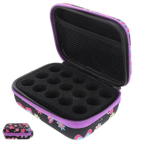 HINTRMENT Estuche Organizador resistente a golpes con 15 espacios para botellas de 10 ml de aceites