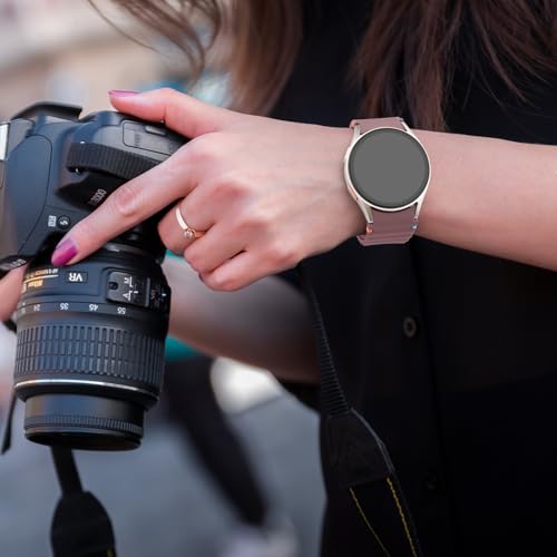 Pulseiras esportivas para Samsung Galaxy Watch 7 6 5 4 FE de 40 mm e 44 mm e mulheres, sem lacunas p