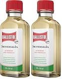 Ballistol Universalöl - Aceite universal, 50 ml (Paquete de 2)