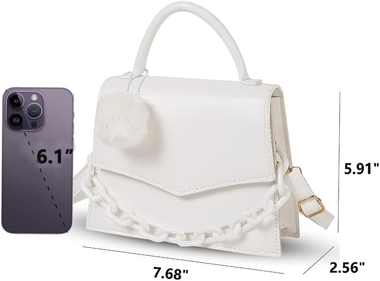 BIBDOO Mini Purses for Women Small Handbag Cute Crossbody Bag - Image 4