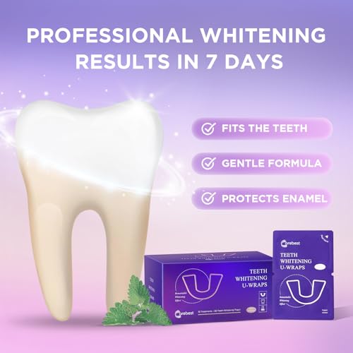 Image of Whitening Strips for Teeth,Effective and Fast Results Teeth Whitening Trays,10 Treatments Safe and Gentle Whitening Gel Teeth Whitening Trays Kit