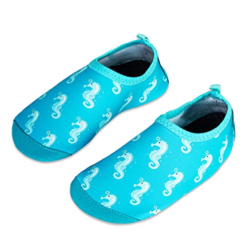 WateLves Kids Beach Swim Shoes Water Sport Shoes Barefoot Skin Boys Girls Baby Non-Slip Quick Dry Barefoot Aqua Socks Pool Surfing Yoga Garden, 11.5/12.5 UK Child, Sj.hm