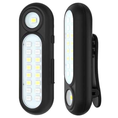 Running Lights for Runners, Rechargeable Clip On Flashlight for Runners