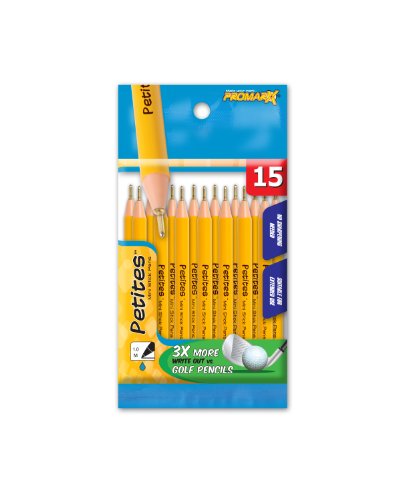 Promarx BP62-BS1C15-48 Petites Mini Fun Size Stick Pens, 1.0 mm, Blue Ink, Pack of 15