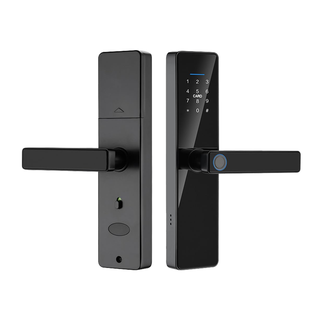 Tuya Smart Door Fingerprint Lock con Teclado y Manillar Compatible con la APLICACIÓN Tuya