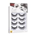 KISS Lash Couture Triple Push Up Collection Multipack, 3D Volume False Eyelashes, Triple Design Technology, Multi-Angles & Lengths, Cruelty-Free, Contact Lens Friendly, Reusable, Style Robe, 4 Pairs - Image 5