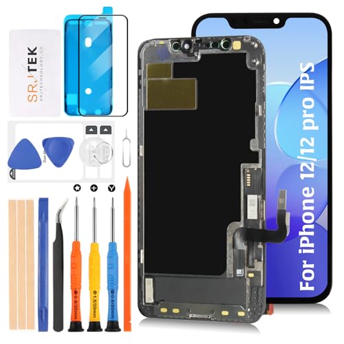 SRJTEK for iPhone 12 Pro / 12 Incell LCD tpl [Cz{ZT[P[ut] ʌCp ^b`plZbg 6.1C` LCDfBXvC^b`XN[ fW^CU[ A2172 A2402 A