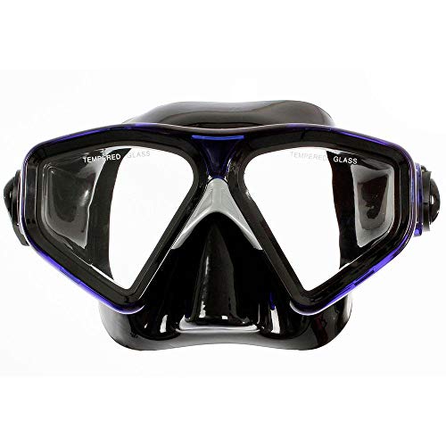 Kit de Mergulho Mascara Respirador Nadadeiras Cetus Shark Fun - (Azul) - (BR-43-44 / US-13.14 / US-X