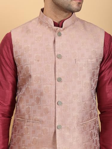 Image of Ethluxis Men Kurta Pyjama Jacket Set
