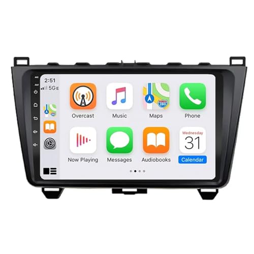 Llamadas manos libres en Mazda 6 con autoradio Carplay inalámbrico para evitar multas de tráfico