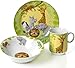 Ritzenhoff & Breker 006940 - Set di stoviglie per Bambini, 3 Pezzi, Motivo: Animali della Giungla