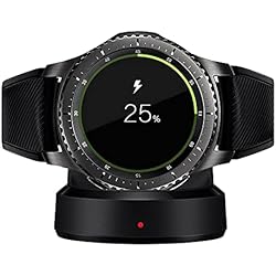Cargador Reloj Samsung Gear Live Cargador inalámbrico para Samsung Gear S2/S3/Gear Sport magnético cargador carga estación USB cable carga portátil cargador para Samsung Gear S3/Gear Sport Smartwatch