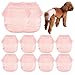 Dog Diapers Female 10Pcs Absorbent Puppy Diapers Female Breathable Disposable Dog Leakproof Period for Pet in Heat, Period