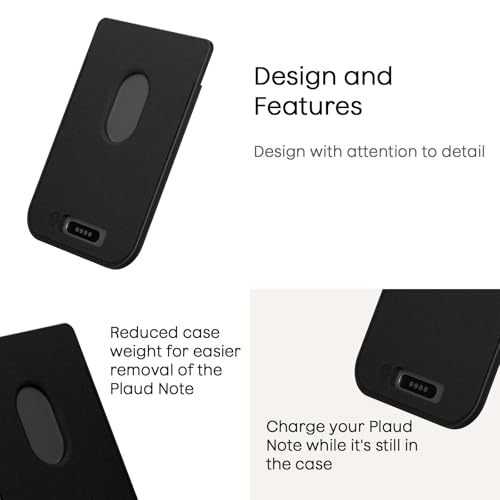 Plaud Note AI Voice Recorder with 2 Cases, with App Control, Transcribe & Summarize with AI Technology, 64GB Memory, Voice Recorder Carrying Case