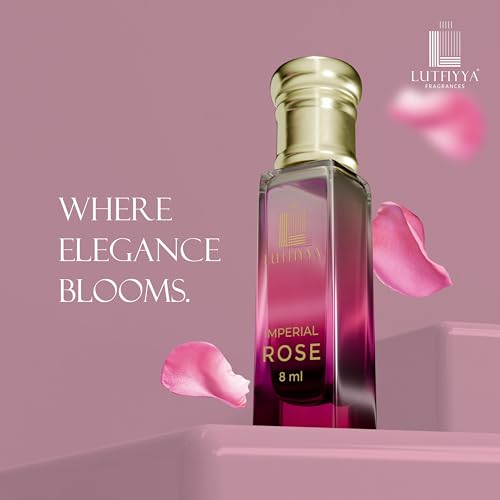 Image of Non-Alcoholic Attar Roll-On Perfume Oil (Pack of 2, 8ml Each) | MIZ YAAN & IMPERIAL ROSE | Long Lasting Fresh Aquatic & Floral Fragrance | Unisex Gift Set