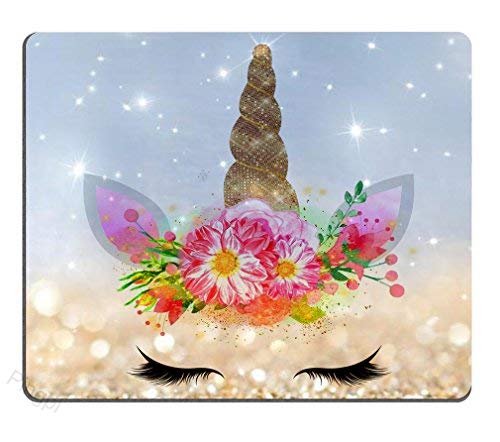 Personalized Unicorn Mouse Pad for Women - Coworker Gift