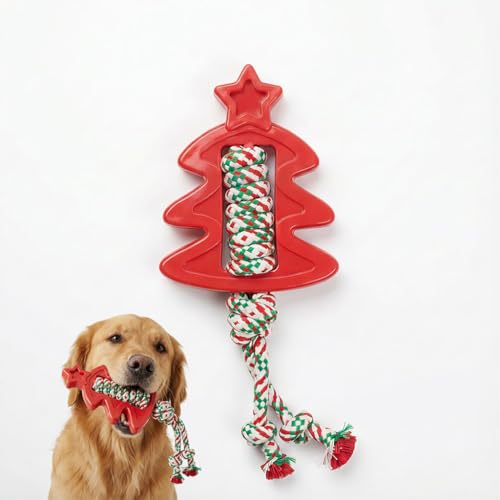 Beckworld Festive Star-Shaped Chew Toy with Durable Rope - Interactive