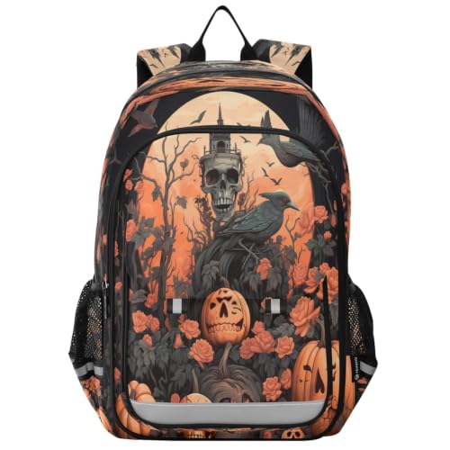 Sac à dos citrouille de dessin animé Halloween idée cadeau école et vacances