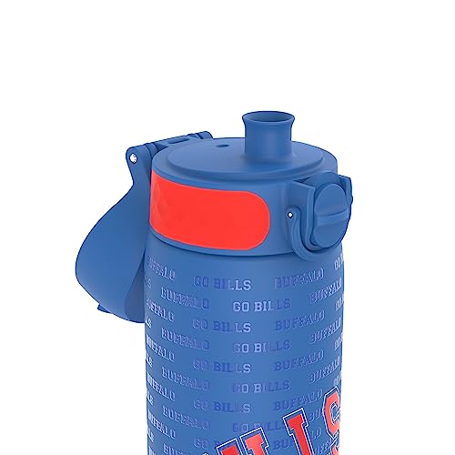 Ion8 NFL Buffalo Bills Lightweight Steel Water Bottle, 600 ml/20 oz, Non-Insulated, Leak Proof, Easy to Open, Secure Lock - Image 3