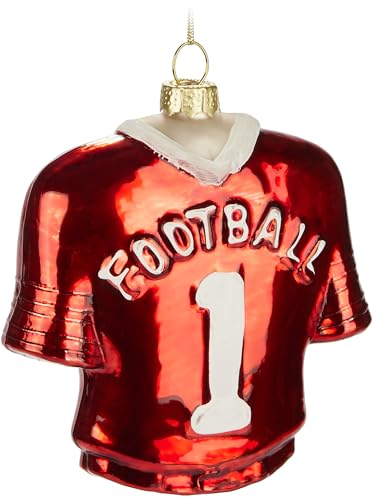 BRUBAKER American Football Trikot - Handbemalte Weihnachtskugel aus...