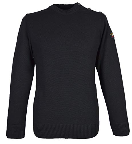 Paul & Shark Jersey de cuello redondo con 3 botones para hombre,...