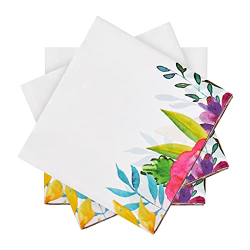 Sparkle And Bash 3 Pack Plastic Floral Tablecloth For Wedding, Birthday Party Decorations, Disposable Tablecloths For Rectangle Tables, Tea Party Supplies, Baby Shower, 54 X 108 Inches #TOP3