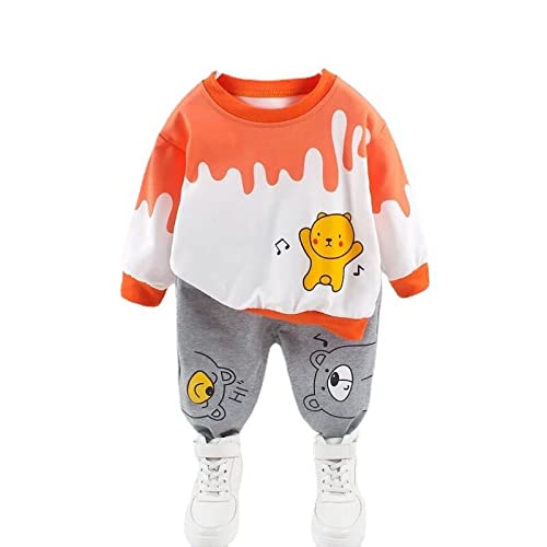 Bold N Elegant Full Sleeve Layered Tshirt and Pyjama Jeans Pant Clothing Set for Infant Toddler Baby Boys n Girls