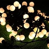 SATYAM KRAFT 30 Led Bulb Solar Light for Indoor Outdoor Bedroom Party Wedding Garden Christmas Tree Décor - (1 Set, 30 Bulb, 6.5 Meter)