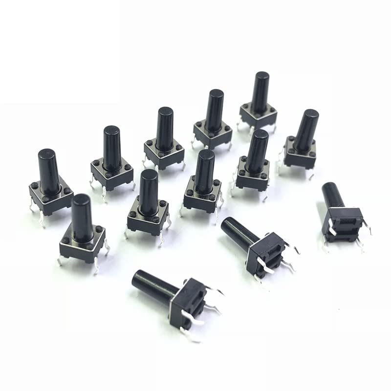 Commutateur tactile 6x6x12 mm à réponse rapide pour réparation d'alimentation